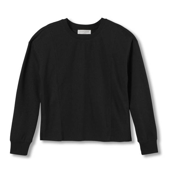 Photo of Women's Long Sleeve Waffle Cropped Top