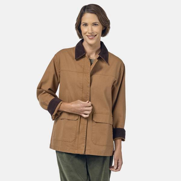 Ever Elm Women's Long Sleeve Zip Front Barn Jacket