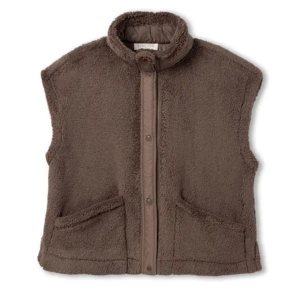 Ever Elm Women's Sleeveless Snap Front Vest - 003468F42F02-224-S