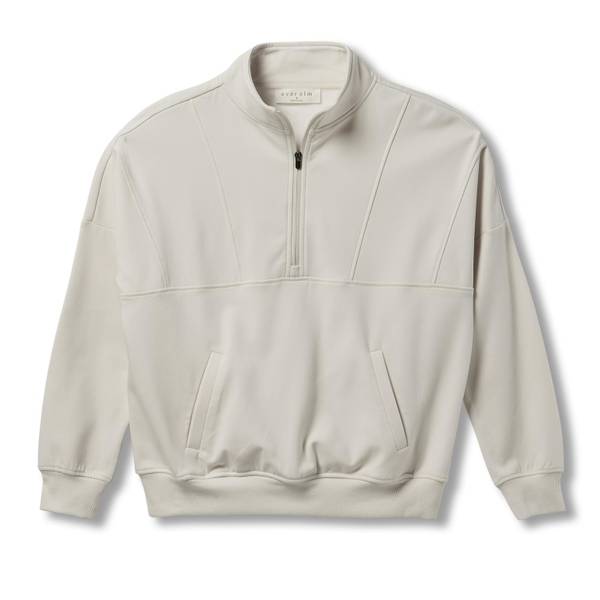 Photo of Women's Long Sleeve Half Mockneck Zip Fleece Sweatshirt