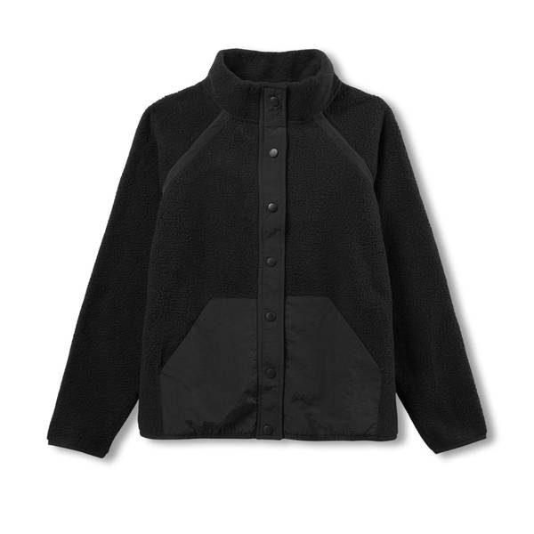 Photo of Women's Long Sleeve Berber Snap Jacket