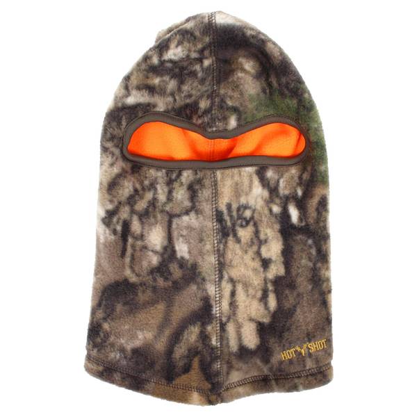 Igloos Boy’s Realtree APX / Blaze Orange Reversible Fleece Facemask