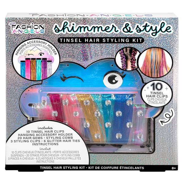 Fashion Angels Shimmer & Style Tinsel Hair Styling Kit