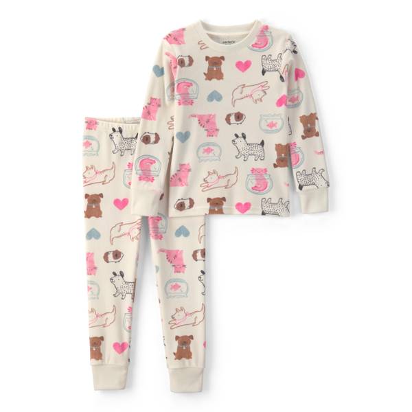 Photo of Toddler Girls' 2-Piece Pets DreamPlush Snug Fit Pajama Set