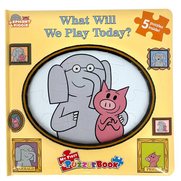 Phidal Publishing Inc My First Puzzle Book- What Will We Play Today?