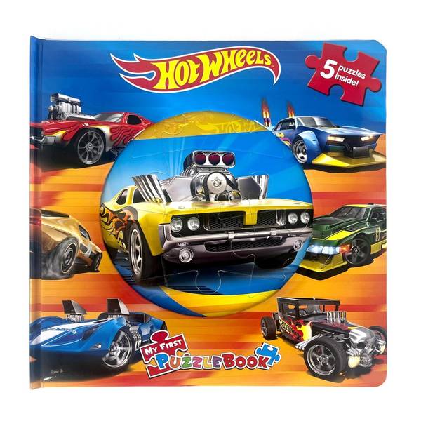 Phidal Publishing Inc My First Puzzle Book- Hot Wheels