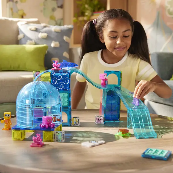 Magna-Tiles Undersea Adventure 58-Piece Magnetic Construction Set