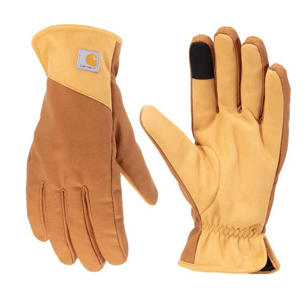 Carhartt Men's Rugged Flexâ¢ Insulated Open Cuff Gloves
