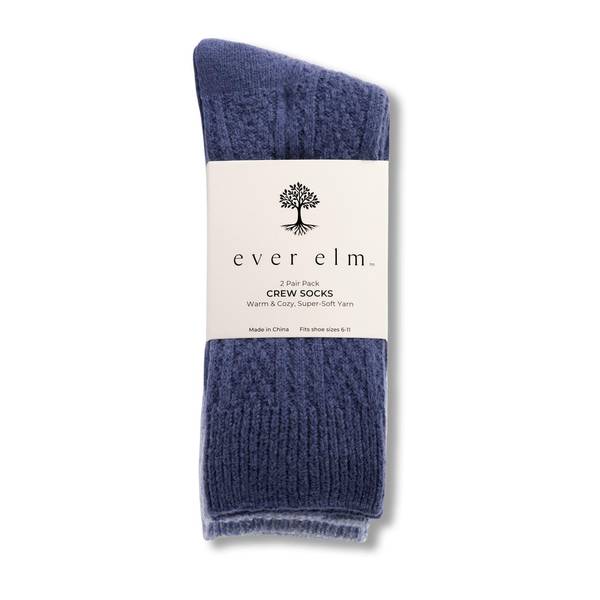 Ever Elm Women's Microfiber Boot Socks, 2-Pack