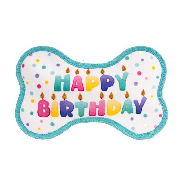 Outward Hound Tough Skinz Birthday Bone Dog Toy