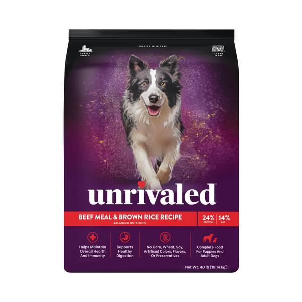 Photo of Beef Meal & Brown Rice 24/14 Dog Food, 40 lb