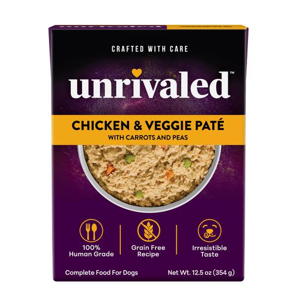 Photo of Chicken & Veggie Pate with Carrots and Peas Dog Food, 12.5 oz