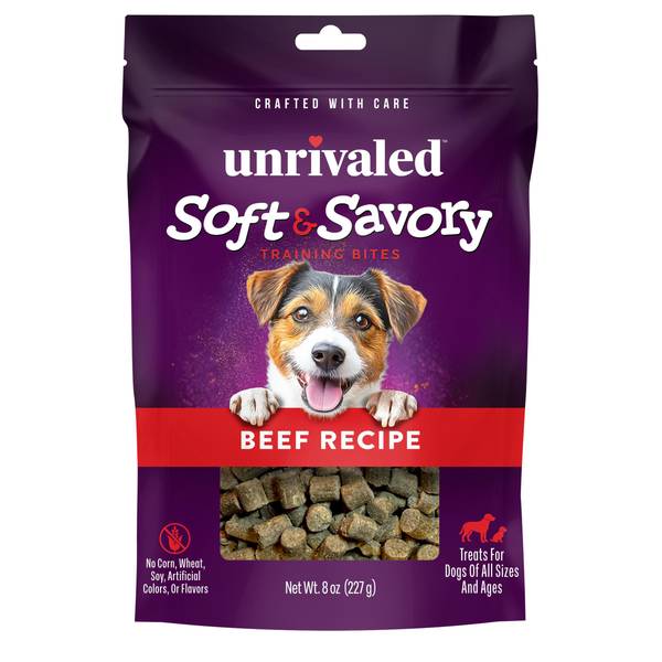 Photo of Soft & Savory Beef Bites Dog Food, 8 oz