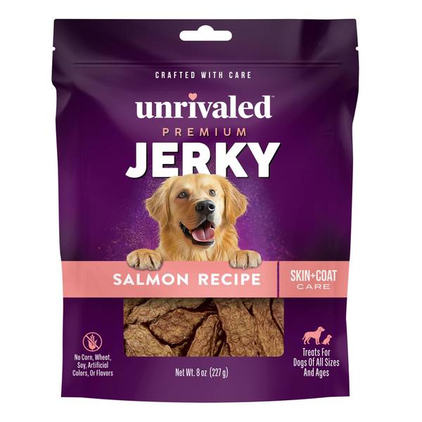Photo of Premium Salmon Jerky Dog Food, 8 oz
