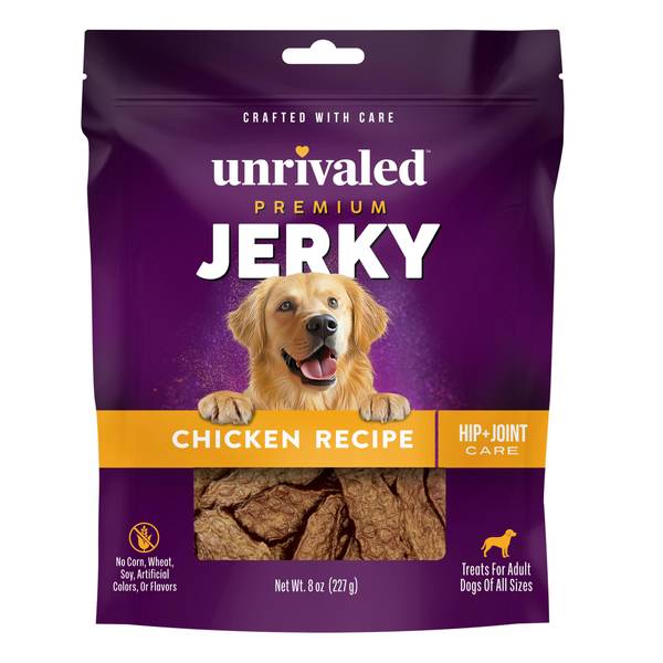 Photo of Premium Chicken Jerky Dog Food, 8 oz