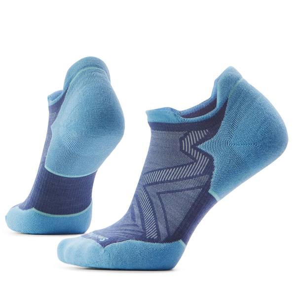 SmartWool Women's Run Targeted Cushion Low Ankle Socks, Medium, Nightfall Blue