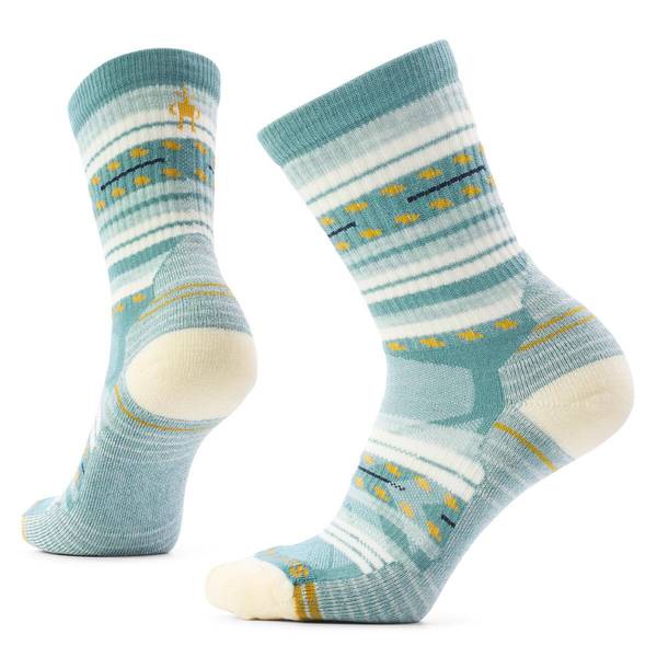 Smartwool Women's Hike Light Cushion Margarita Crew Socks, Medium, Dusty Teal
