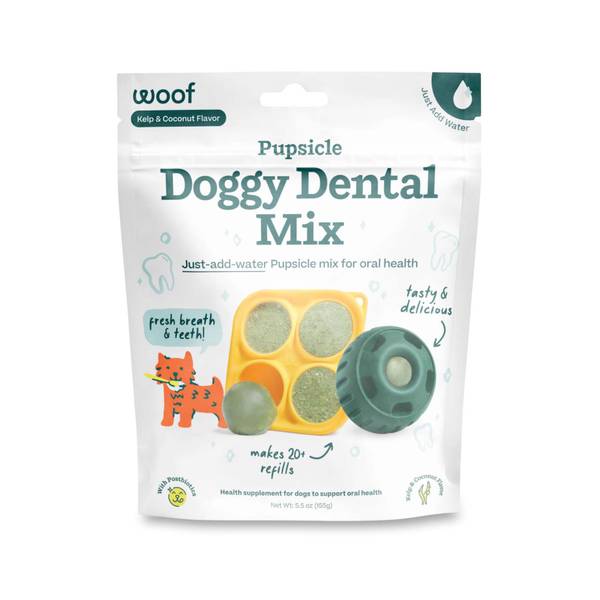 156544 Woof Pupsicle Treat Mix Dental Lickable Dog Treats