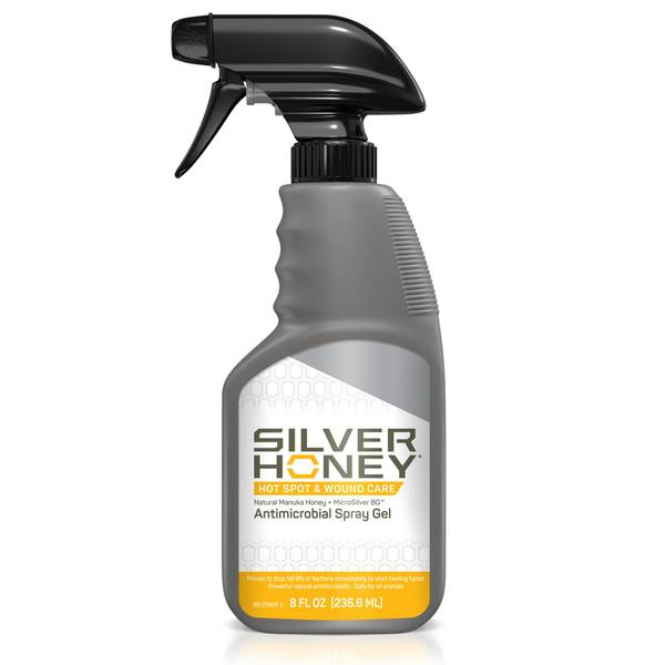 Silver Honey Hot Spot & Wound Care Spray for Dogs and Cats - 8 fl oz.