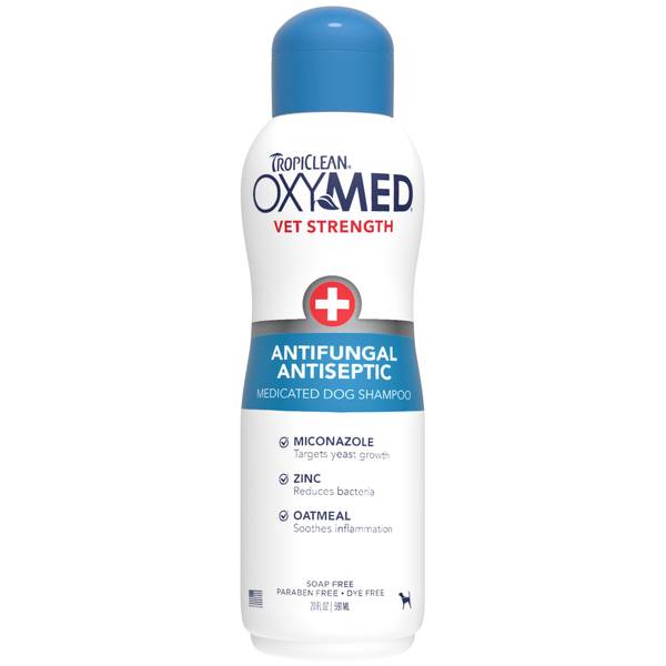 TropiClean OxyMed Antifungal and Antiseptic Medicated Dog Shampoo