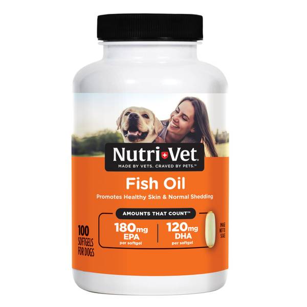 Nutri-Vet, Fish Oil, For Dogs, 100 Softgels