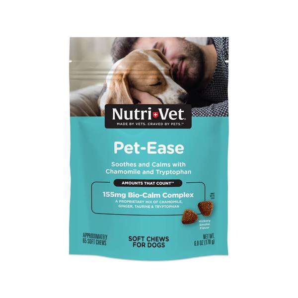 Nutri-Vet Pet-Ease Soft Chews for Dogs, 6 oz