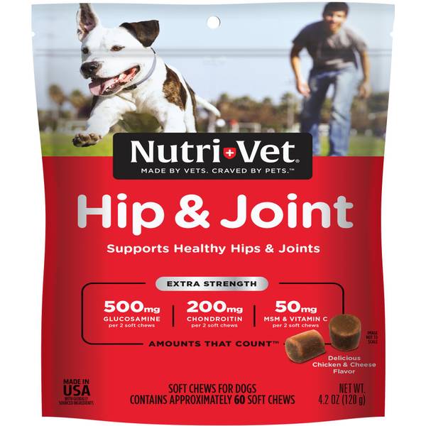 Photo of Extra Strength Hip & Joint Soft Chews for dogs, 60 Count