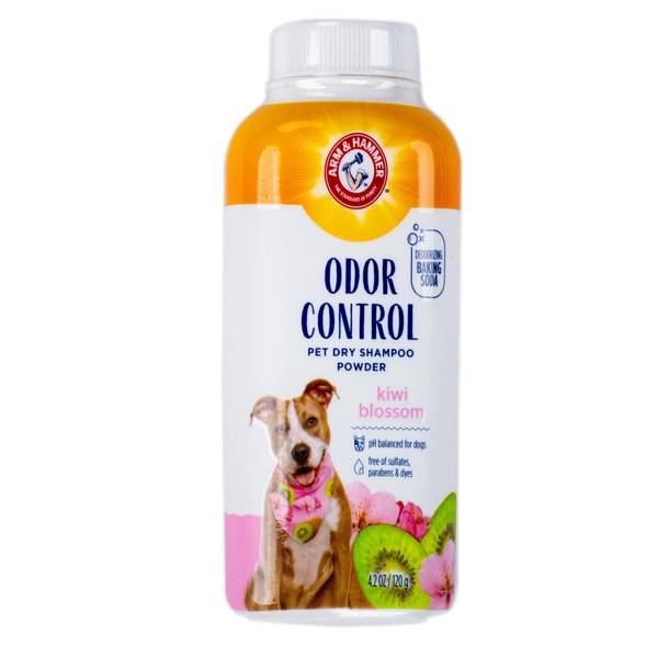 Arm & Hammer 4.2oz Kiwi Blossom Odor Control Pet Dry Shampoo Powder