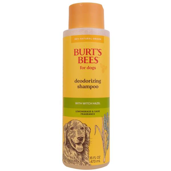 Burt's Bees, Deodorizing Shampoo With Witch Hazel, For Dogs, Lemongrass & Sage, 16 fl oz (473 ml)