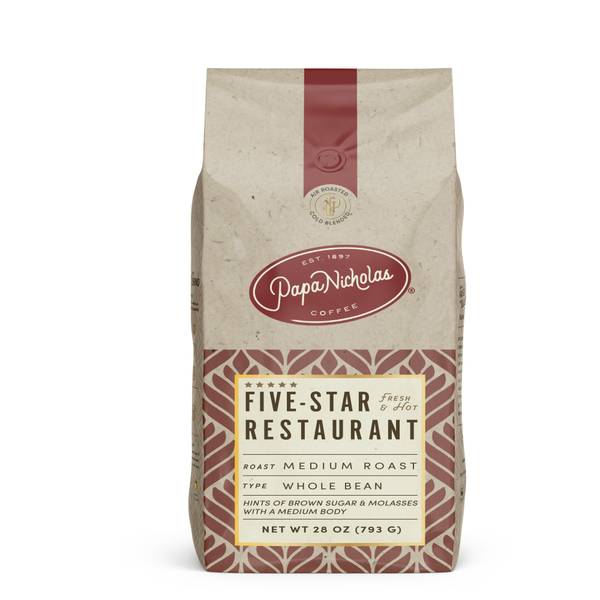 Photo of 28oz Five-Star Restaurant Blend Whole Bean Coffee