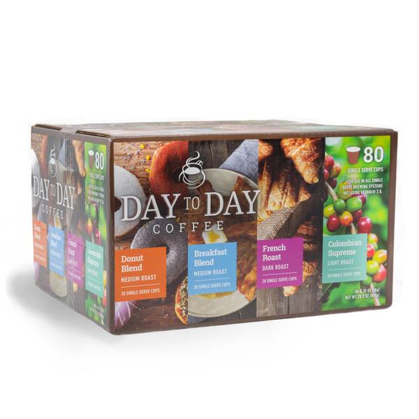 Photo of 80 Count Regular Variety Pack Single Serve Coffee Cups