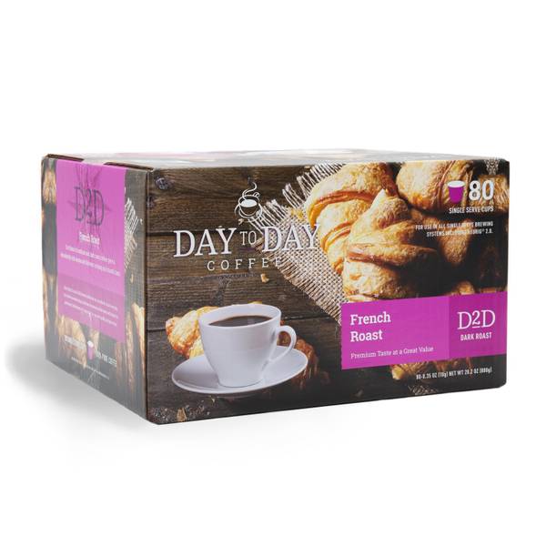 Photo of 80 Count French Roast Single Serve Coffee Cups