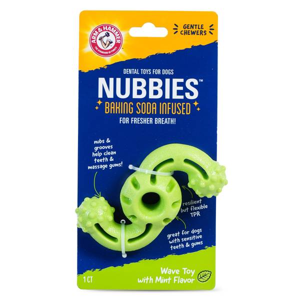 Arm & Hammer Nubbies Wave with Mint Flavor Dental Toy for Dogs
