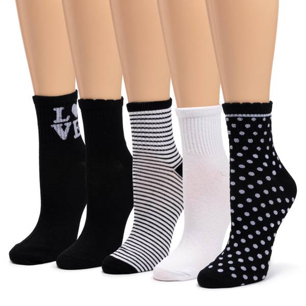 Photo of Women's 5 Pack Quarter Crew Bamboo Novelty Socks