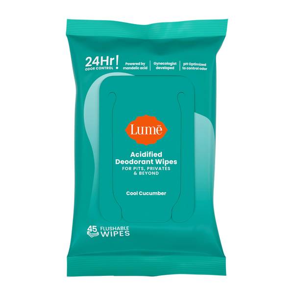 Photo of Cool Cucumber Acidified Deodorant Wipes- 45 Count