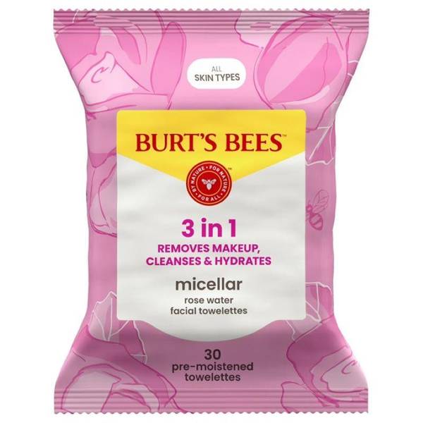 Photo of 30 Count Micellar Facial Towelettes with Rose Water