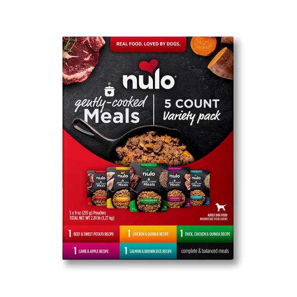 Nulo Dog Gently Cooked Meal Variety Pack 5/9oz