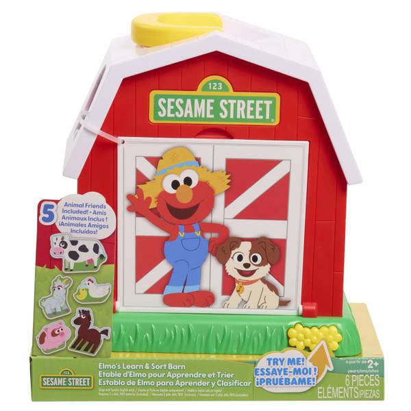 Sesame Street Elmo's Learn & Sort Barn with Music and Sound