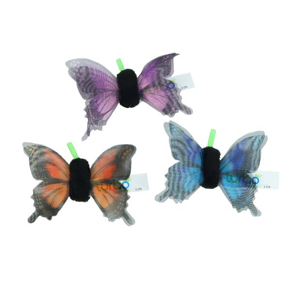 Photo of Assorted Butterfly w/ Shimmering Wings and Lime Loop Cat Toy