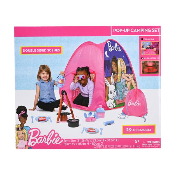 Barbie Pop Up Camping Tent
