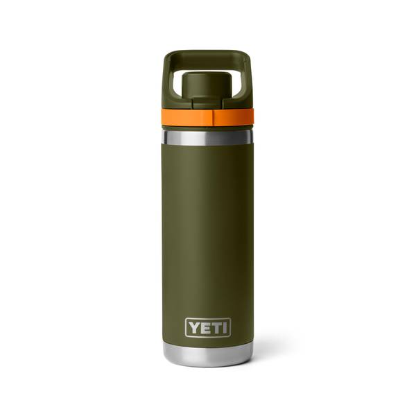 YETI Rambler 18-oz. Water Bottle With Flip Chug Cap - Olive/King Crab Orange