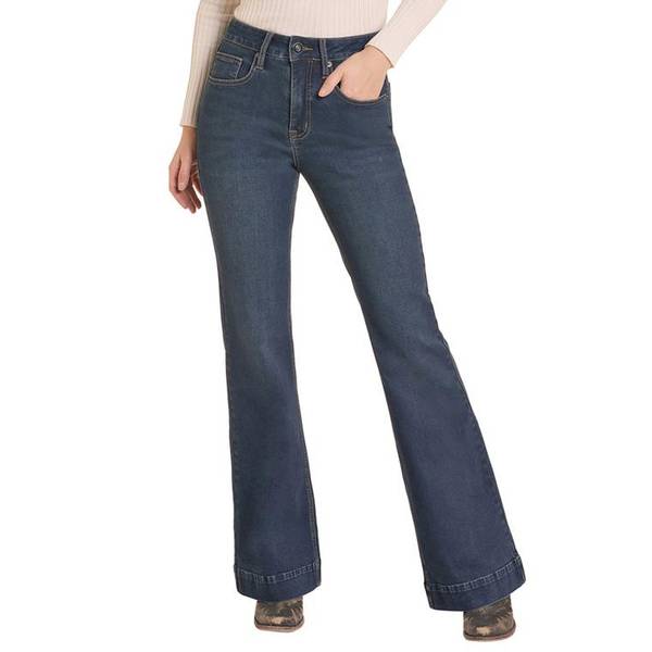 Photo of Women's Dark Wash Sculpted High Rise Trouser