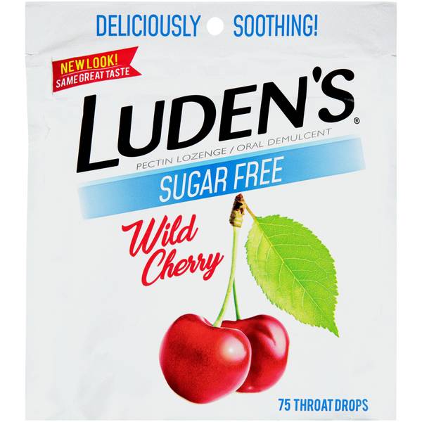 Photo of Sugar Free Wild Cherry Throat Drops, 75 Count