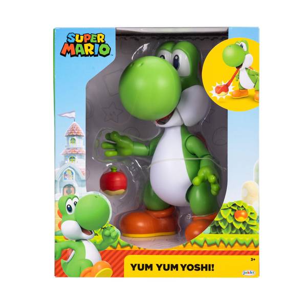 Super Mario Yoshi 9.5" 2-Piece Action Figure, Ages 3+