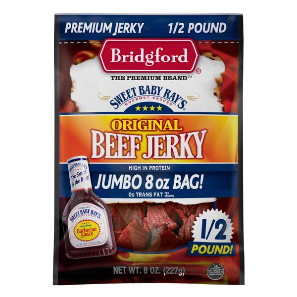 Photo of 8oz Sweet Baby Rays- Original Beef Jerky