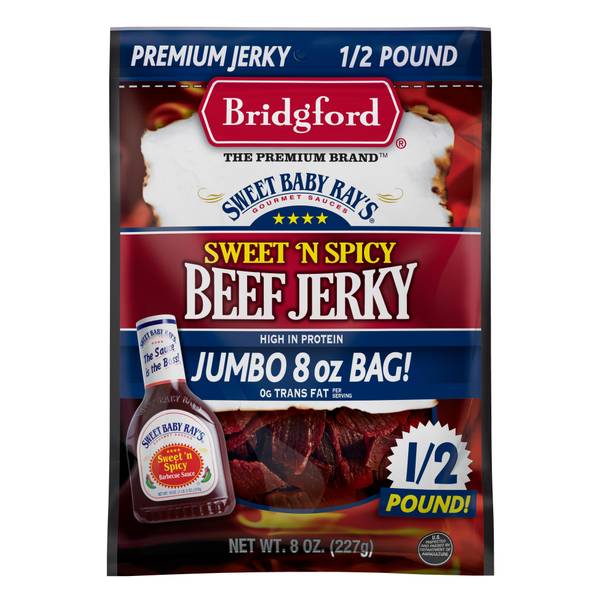 Photo of 8oz Sweet Baby Rays- Sweet N Spicy Beef Jerky