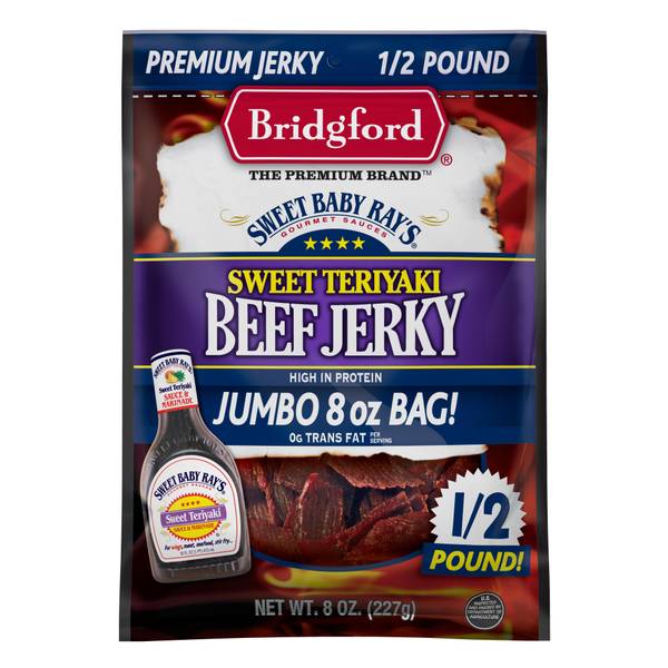 Photo of 8oz Sweet Baby Rays- Sweet Teriyaki Beef Jerky