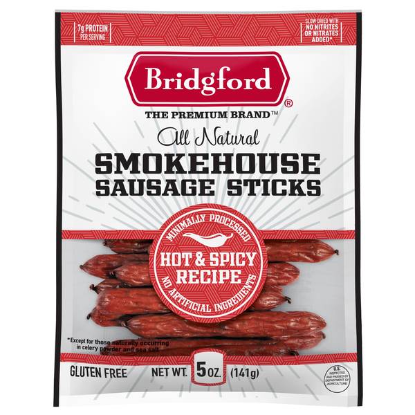 Photo of 5oz Hot and Spicy Smokehouse Sausage Sticks