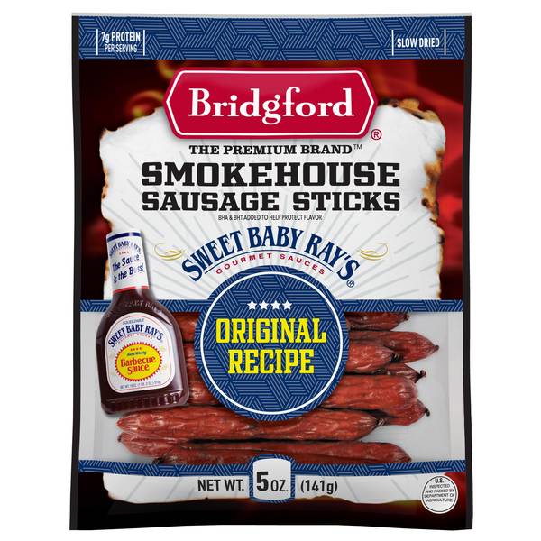 Photo of 5oz Sweet Baby Rays Smokehouse Sausage Sticks