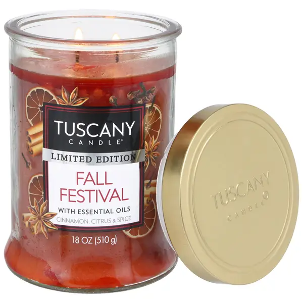 Tuscany Candle 18oz Fall Festival Candle - 76654 | Blain's Farm